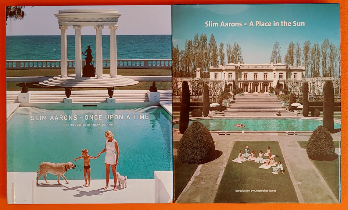 slim aarons two books front cover