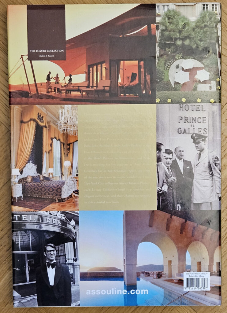 the luxury collection hotel stories back cover